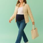 Pregnancy Flared Jeans for Comfort & Style
